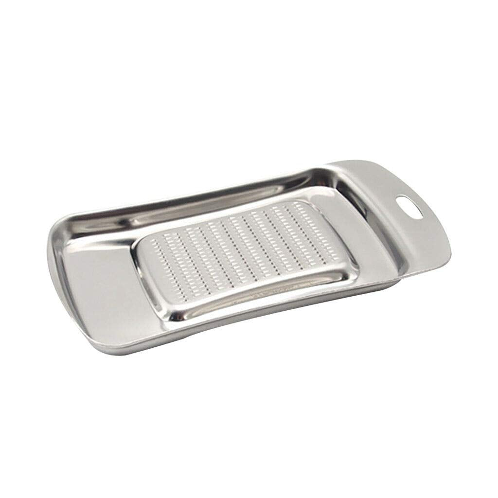 Premium steel kitchen grater with sharp blades for grating garlic ginger cheese and citrus zest