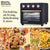 Knob controls of Morphy Richards AirCrisp Oven