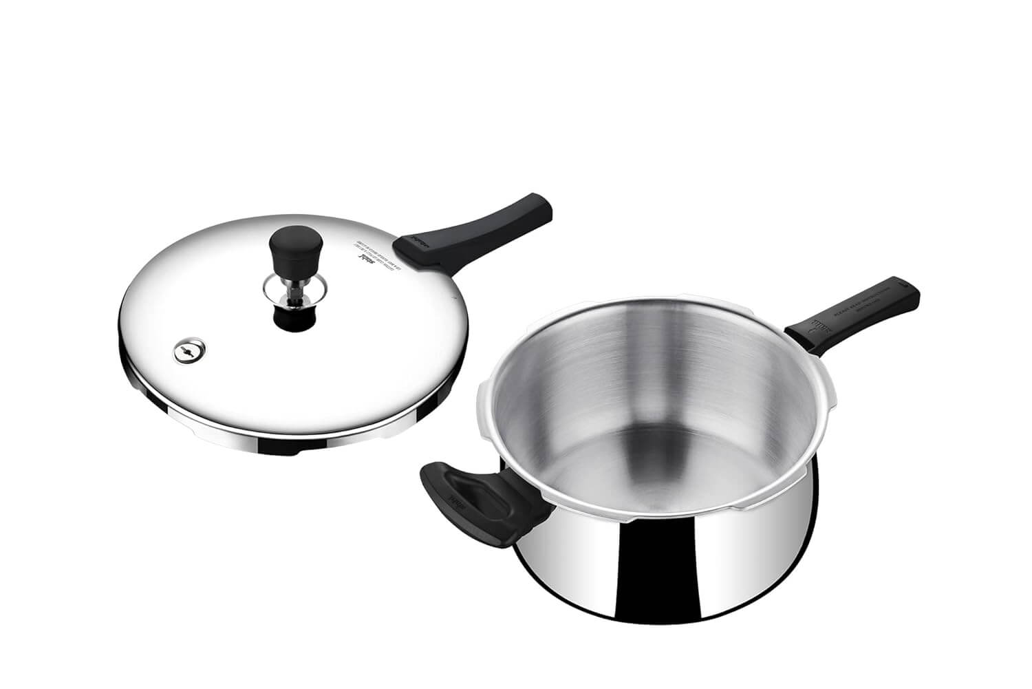 Stahl Triply Stainless Steel Pressure Cooker belly 5L