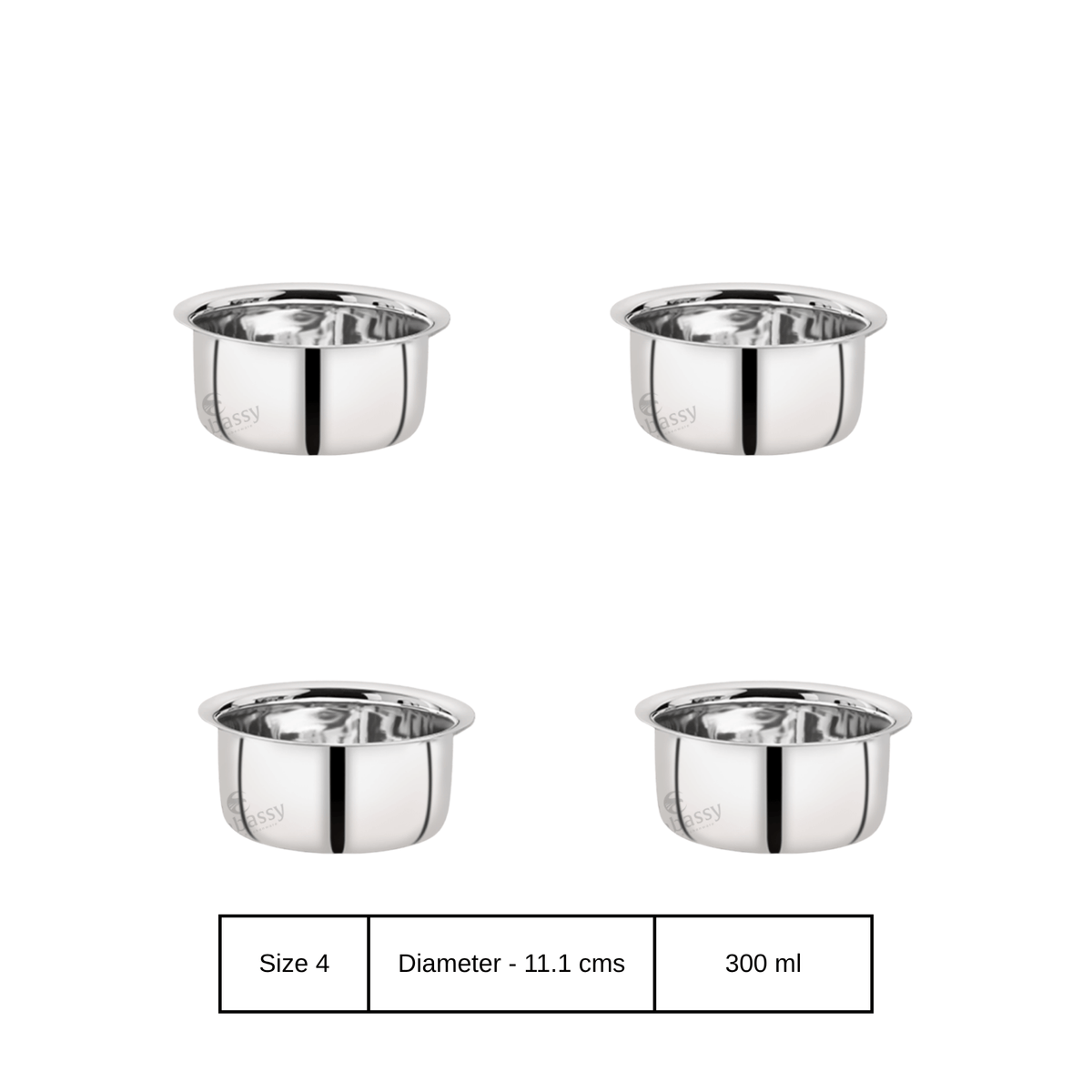 Embassy Coffee Dabra SPL Premium Stainless Steel Coffee Cup - Traditional Indian Coffee Glass Set