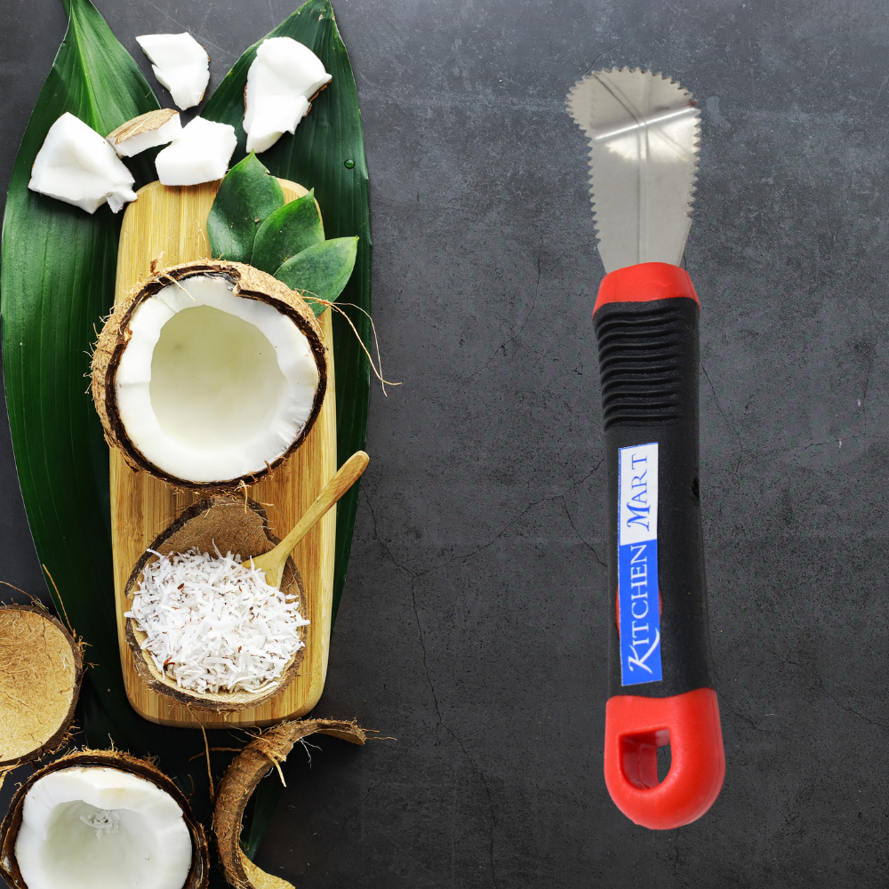 Kitchen Mart Stainless Steel Hand Coconut Scrapper