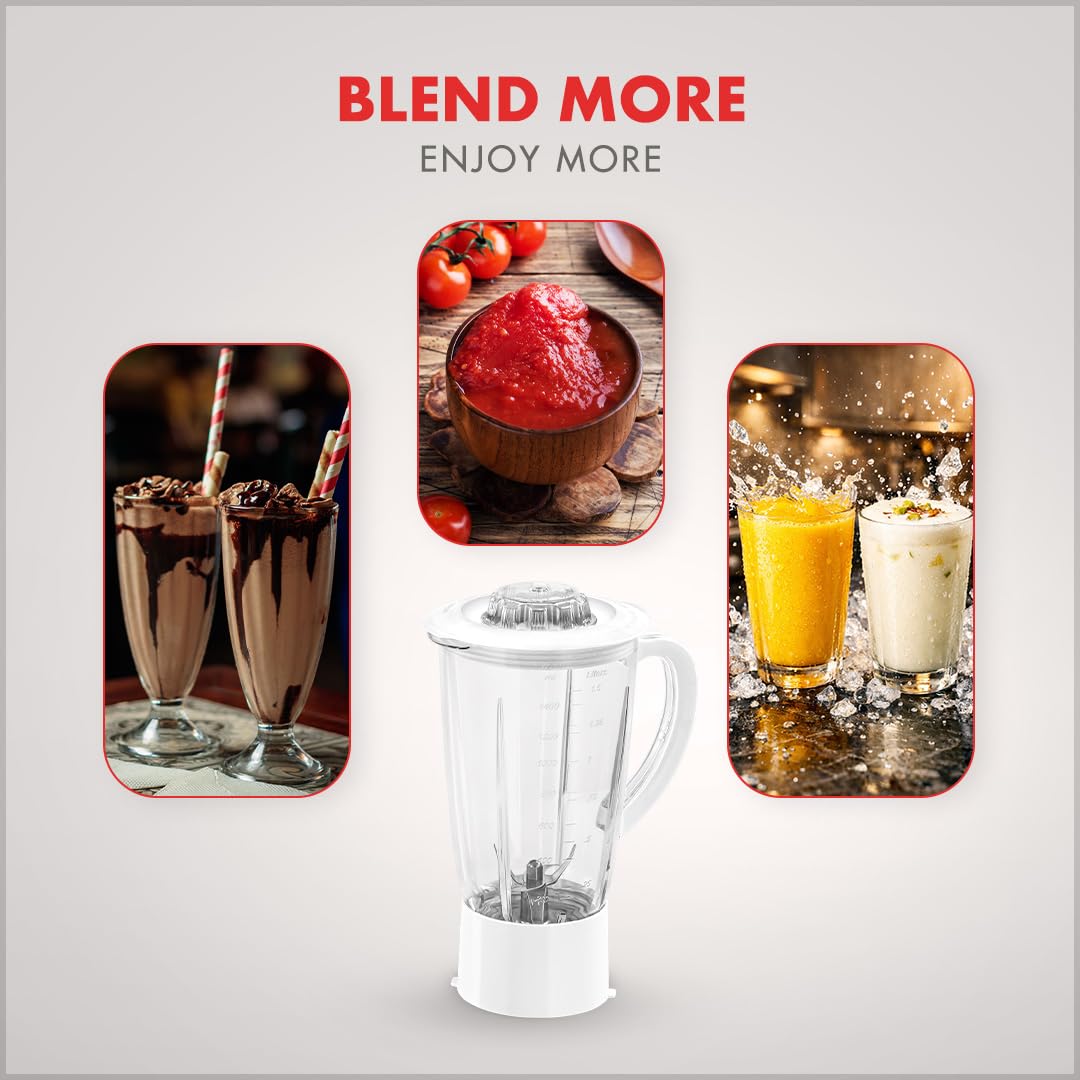 Sujata Original Plastic Juicer Jar 1750ml - Compatible with 900W Models Only