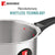 Bergner Trimax cookware set displaying both pressure cookers with common lid design