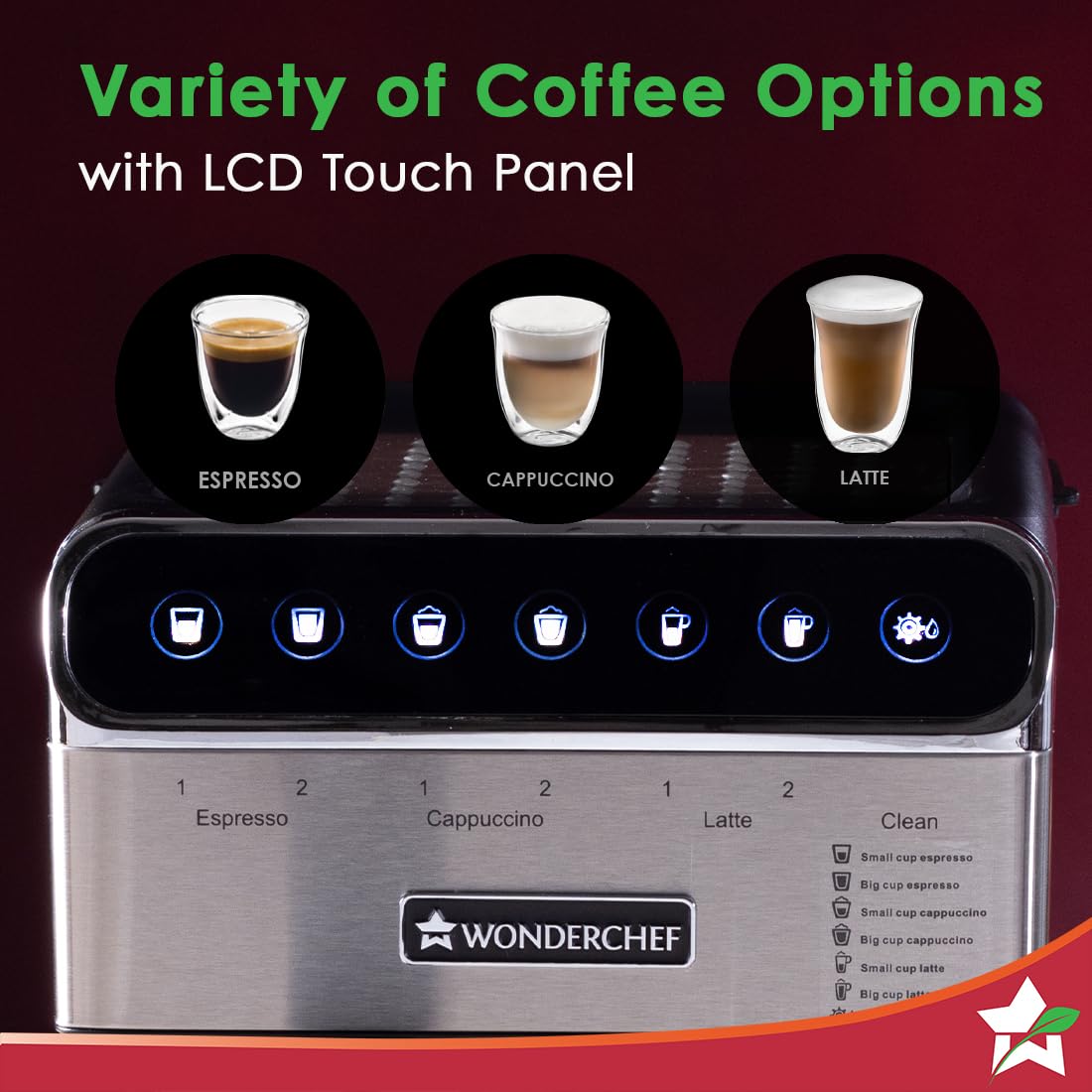 Automatic Coffee Maker for Cappuccinos and Lattes