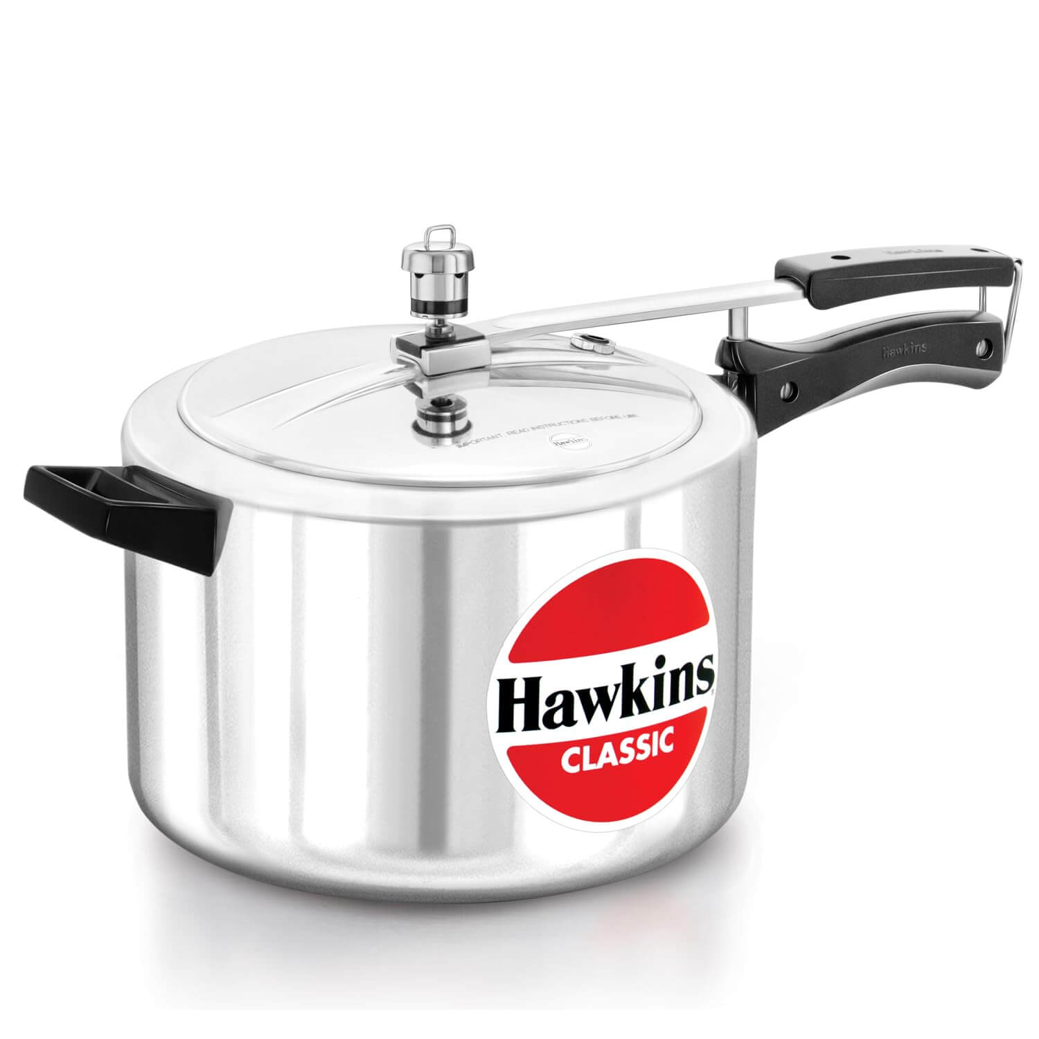 Hawkins Classic 8L Pressure Cooker in silver