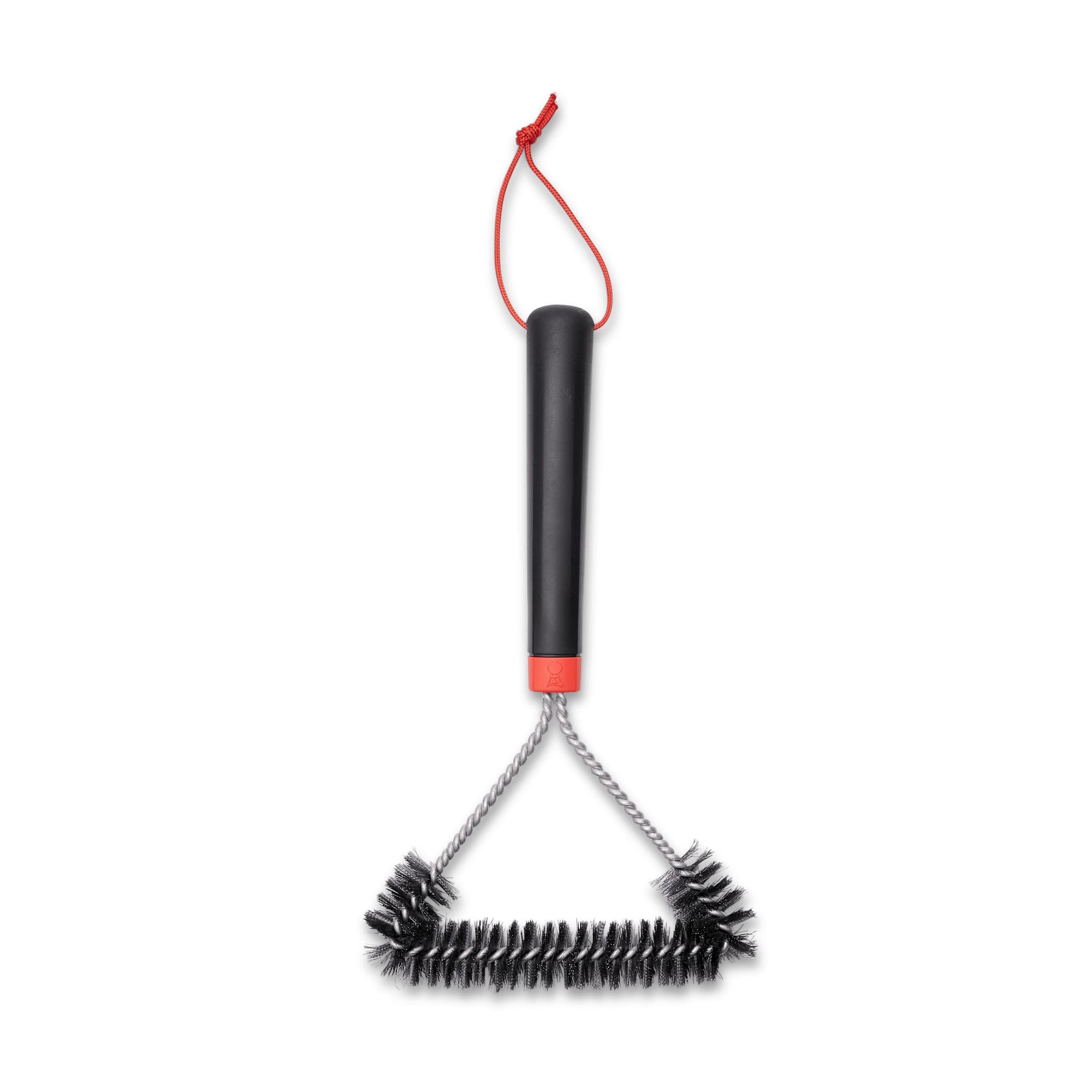 Weber 12" Three-Sided Grill Brush - Sturdy Cleaning Tool for Grills