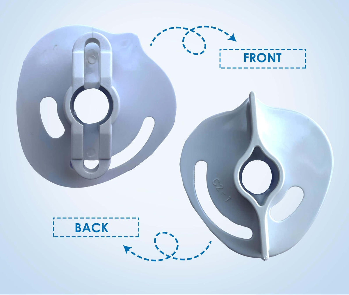 Tataswach Bulb Cartridge Adapter front and back view for Tataswach water purifiers, durable and leak-proof design.