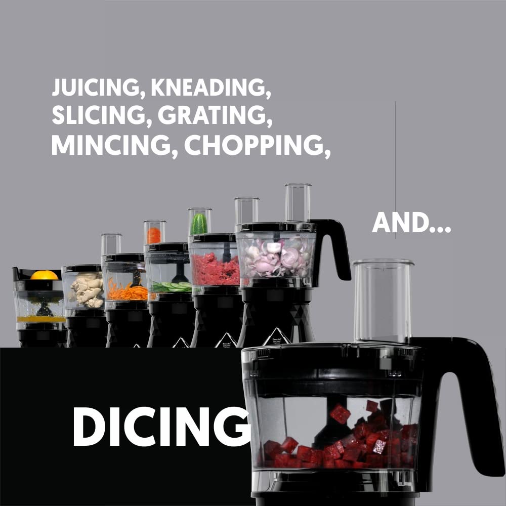 Preethi Zodiac Cosmo MG 236 Mixer Grinder 750W with 5 Jars & Master Chef+ Food Processor