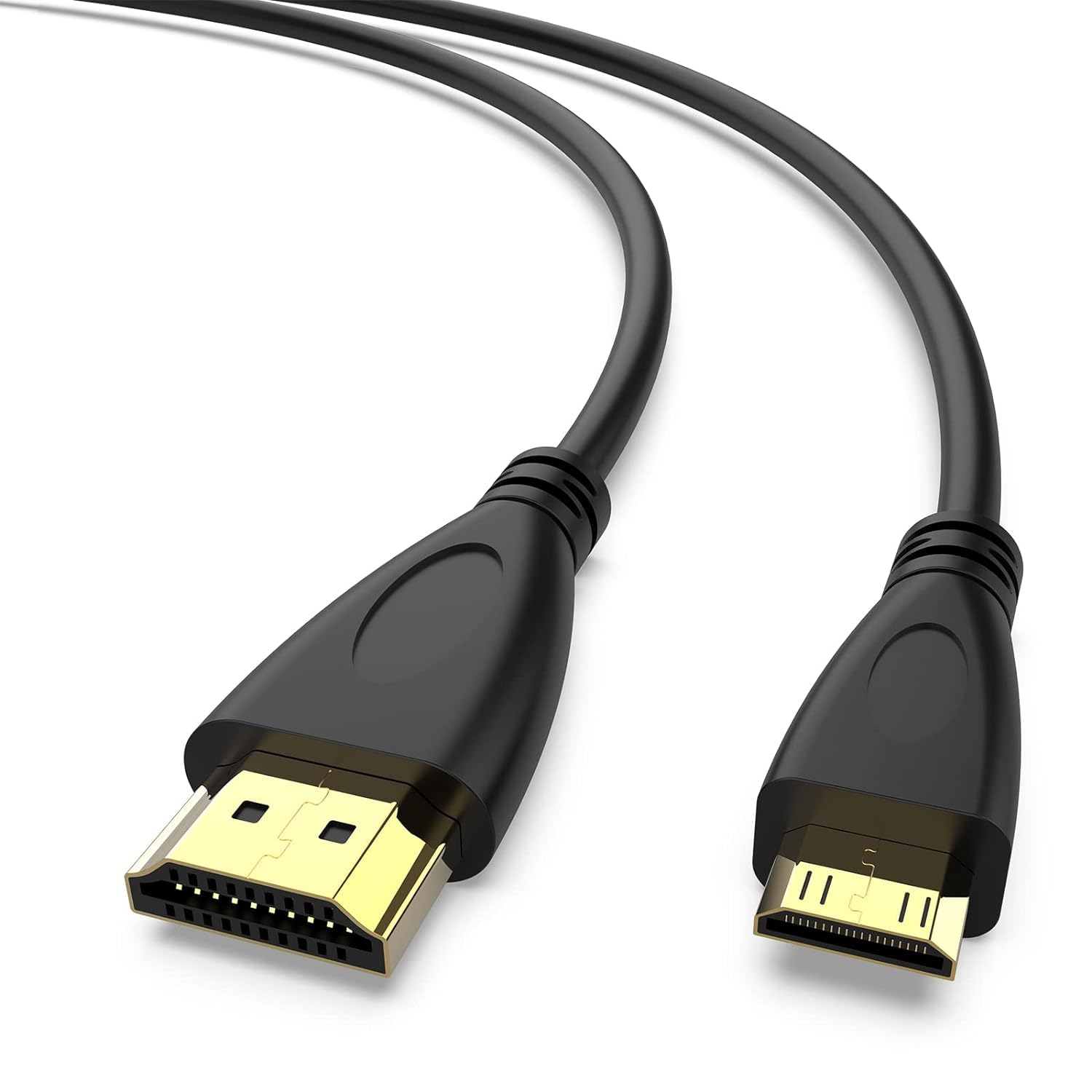 XIKKART Mini HDMI To HDMI Cable | 1.5 Meter | High Speed 4K Cable, (NOT MICRO USB/MICRO HDMI) | Male To Male | Compatible For Monitor, Tablet, Laptop, Television, Projector, Hdtv, Dslr, Camera