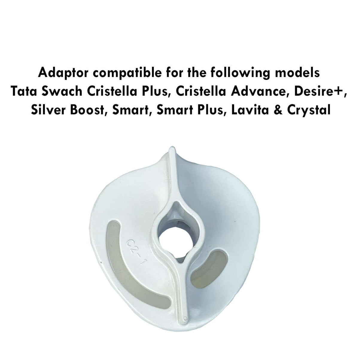 Tataswach Bulb Cartridge Adapter for Cristella, Smart, Desire+, and Silver Boost water purifiers, durable and leak-proof.