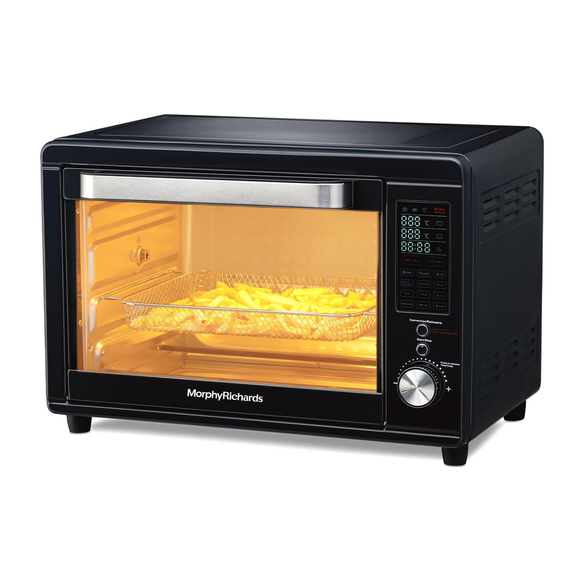 Morphy Richards 29L Digital OTG Oven | 13 Preset Menu | ir Fryer, Dehydrator &amp; Rotisserie | 2000W Deep Blue (29RCAD DIGI)