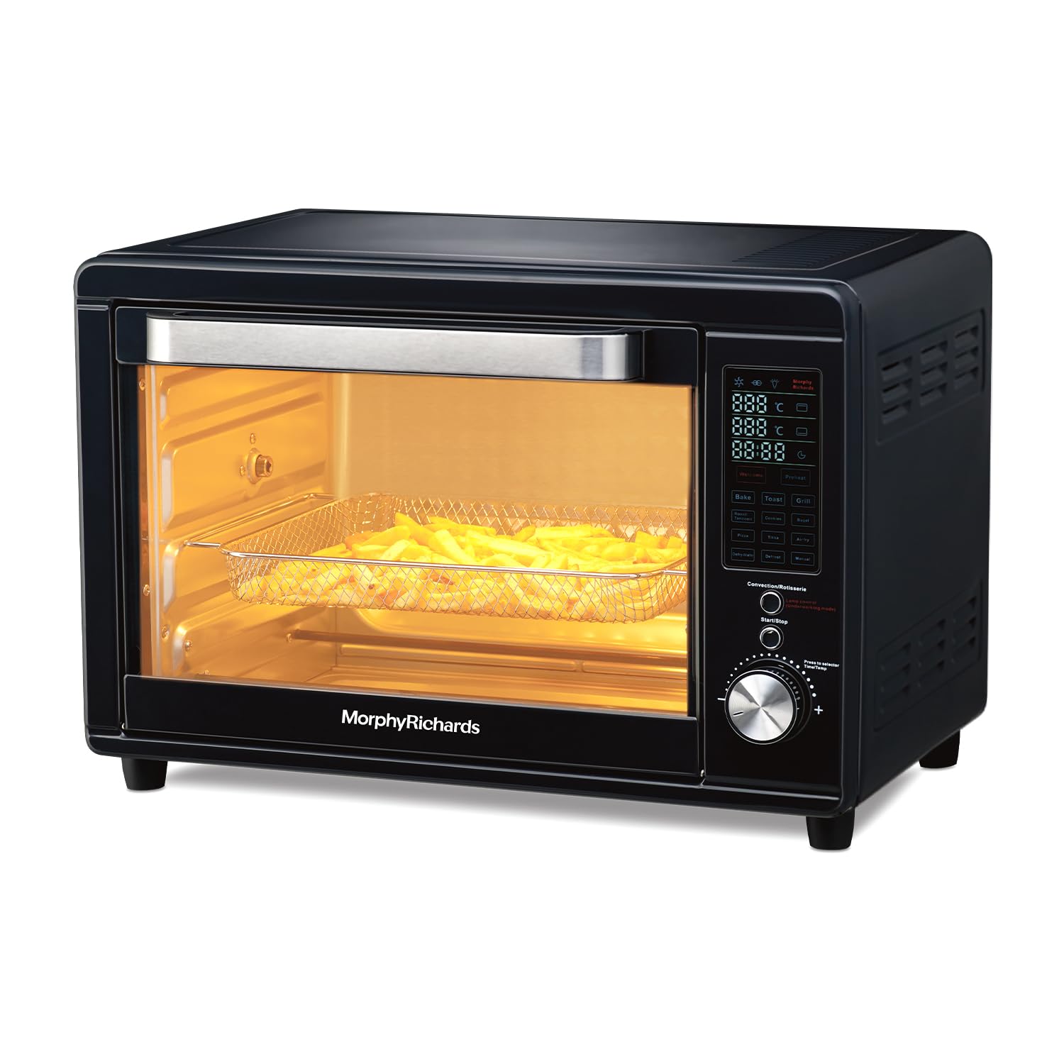 Morphy Richards 29L Digital OTG Oven | 13 Preset Menu | ir Fryer, Dehydrator & Rotisserie | 2000W Deep Blue (29RCAD DIGI)