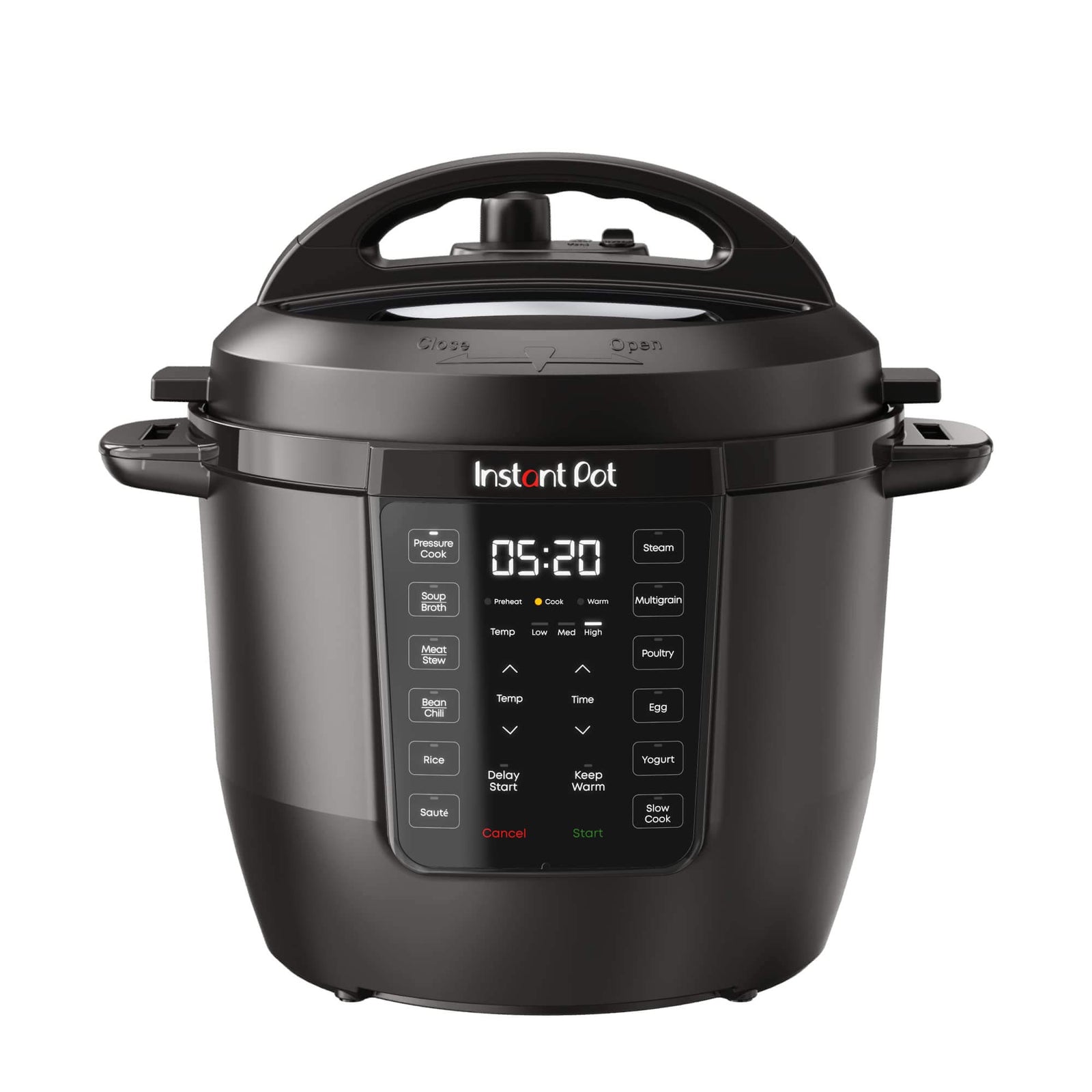 Front view of Instant Pot RIO 6-Quart Multi-Cooker.