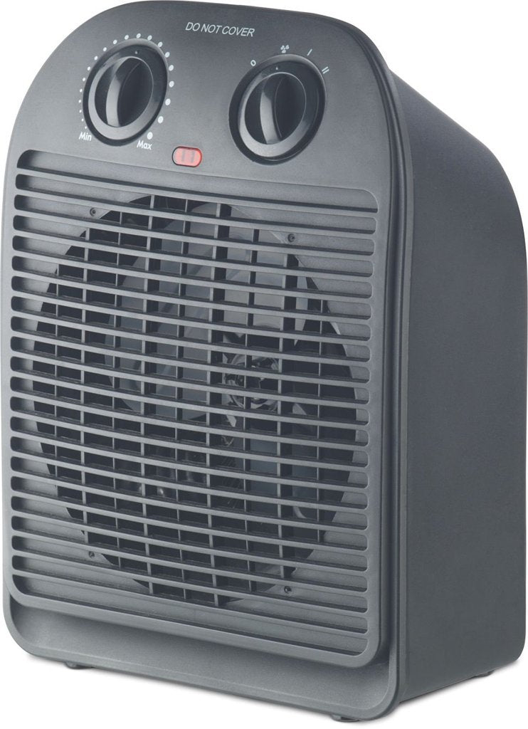 Front view of Bajaj Majesty RFX2 Blower Heater with sleek design.