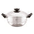 Premium quality multi-purpose steamer kadai set with food-grade stainless steel construction

