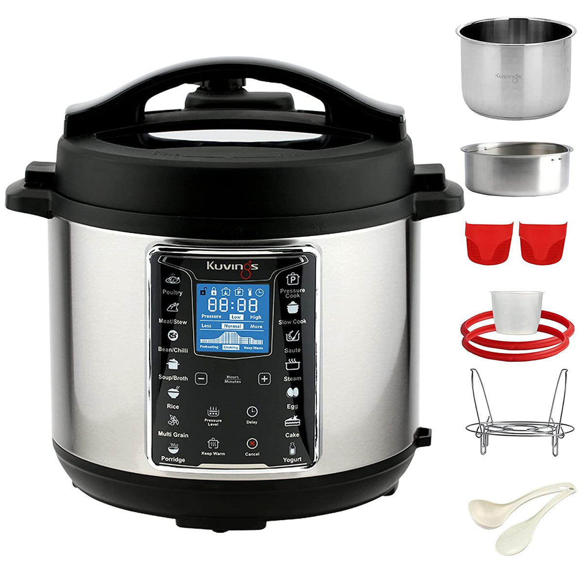 Kuvings Instant Pot 3 Litre Electric Pressure Cooker with Stainless Steel Inner Pot