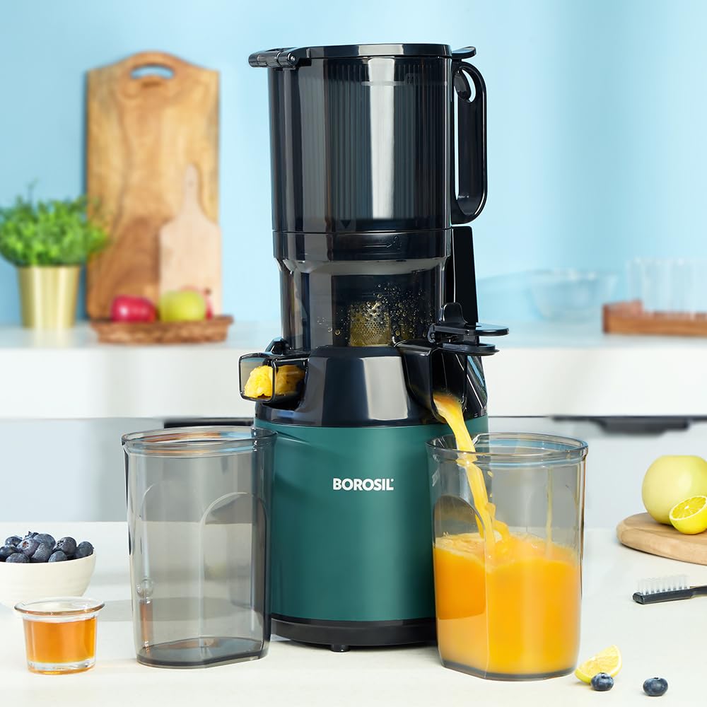 Borosil Vita Rich Cold Press Juicer | 250W | 1.5L Wide Mouth