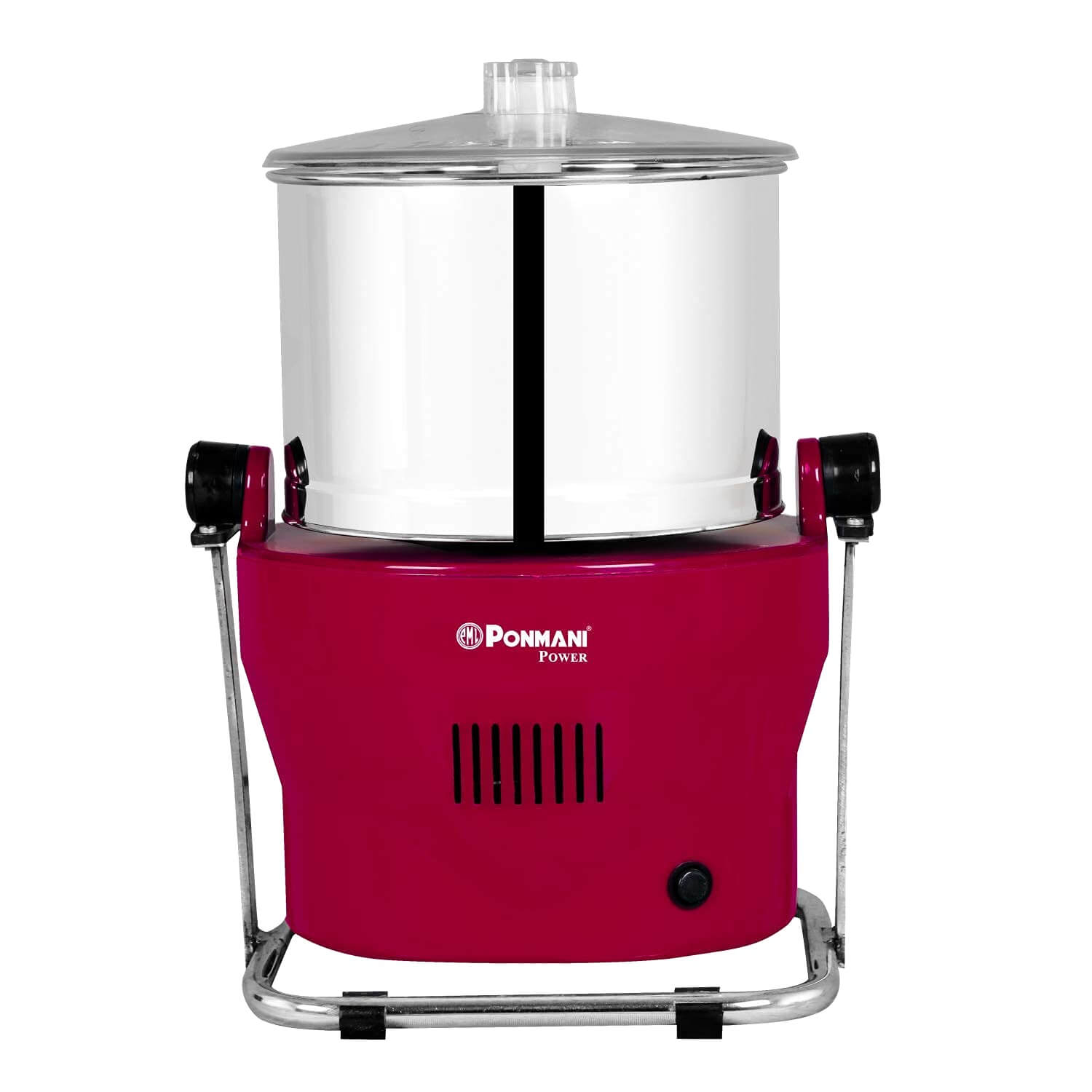 Ponmani Power 2L Tilting Wet Grinder – Cherry Red with Copper Motor