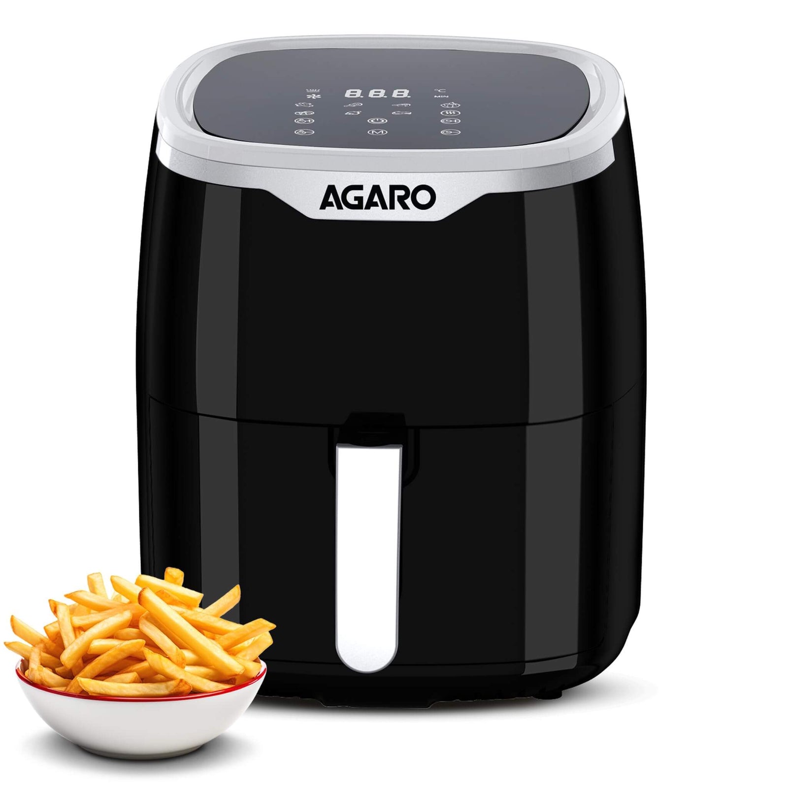 AGARO Galaxy Digital Air Fryer 4.5L | 1400W Power | 7 Preset Programs