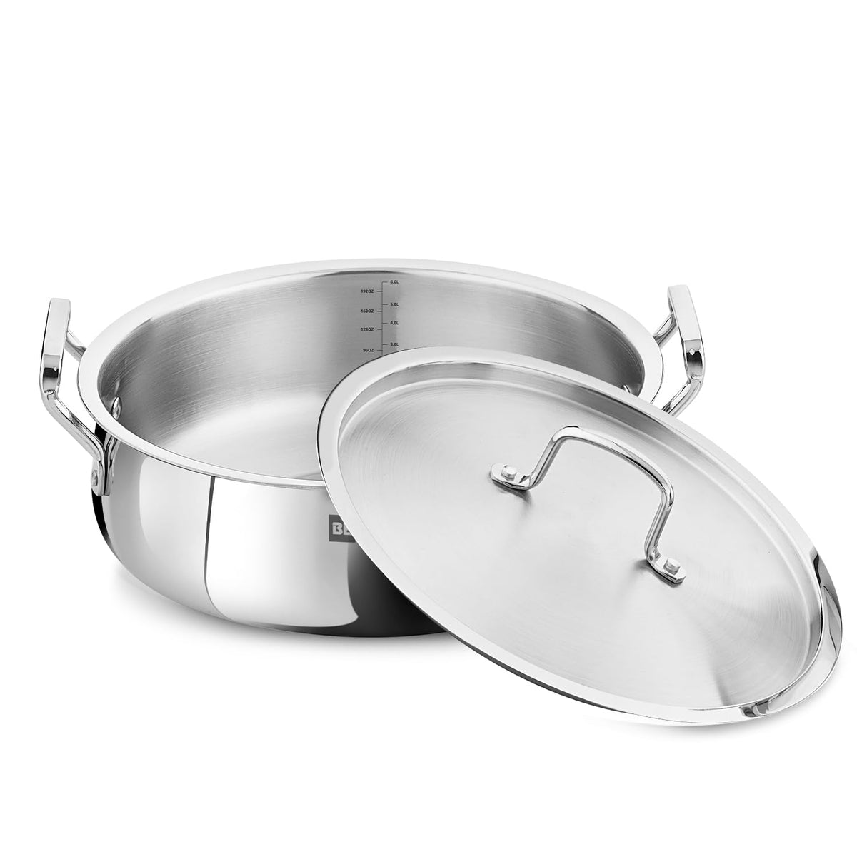 Bergner Essentials TriPly Biryani Handi with Lid, Induction & Gas Compatible