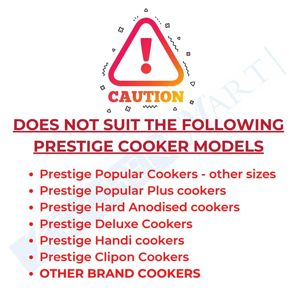 Gasket for Prestige Deluxe Alpha 4L Cooker