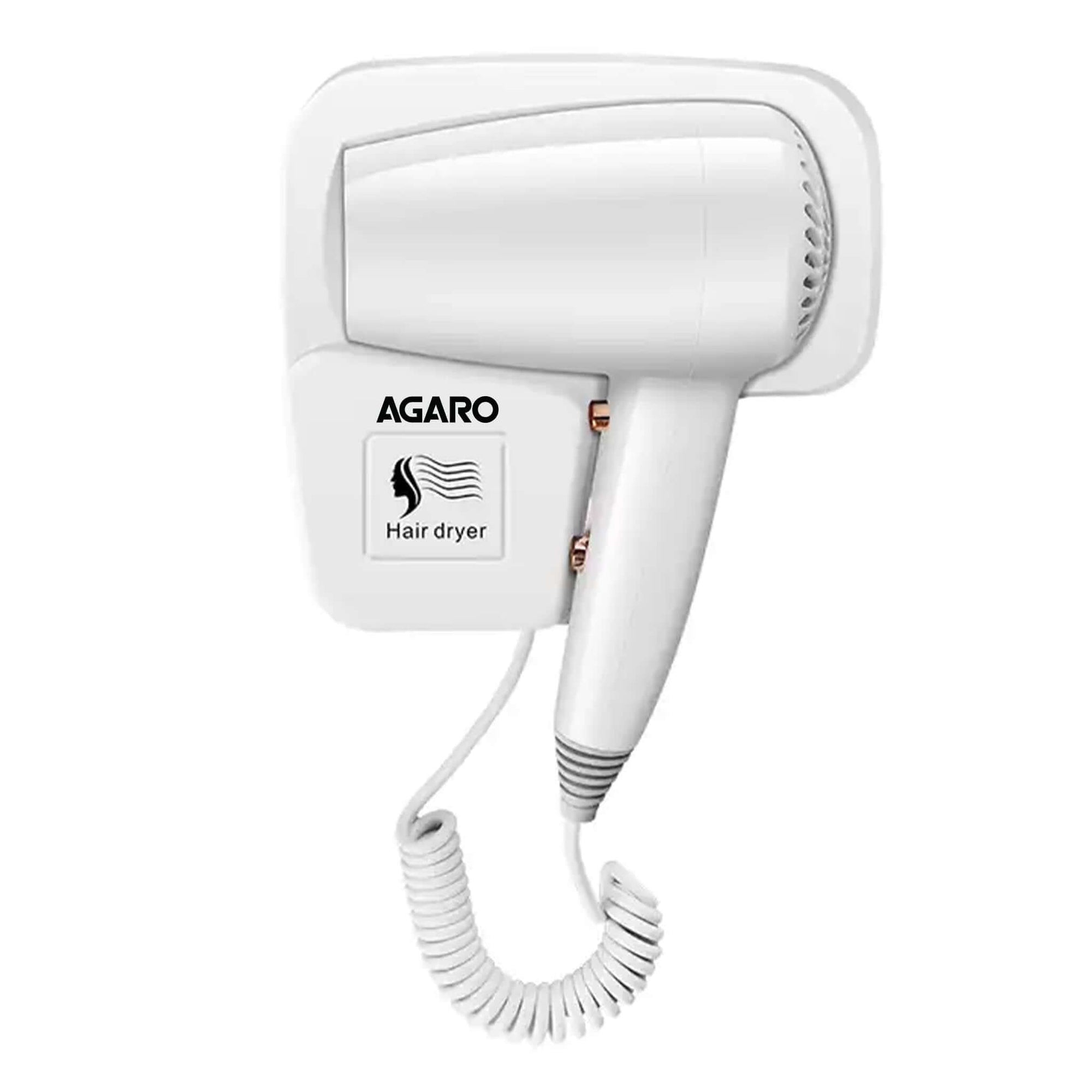 AGARO HD1417 Wall Mounted Hair Dryer front view