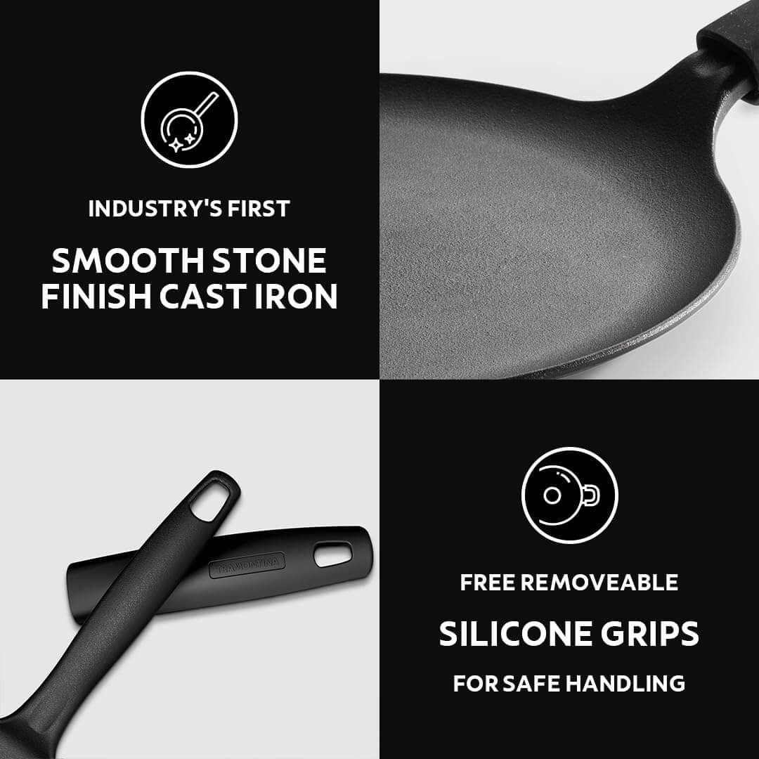 Non-Toxic, Eco-Friendly Cast Iron Dosa Tawa for Traditional Cooking