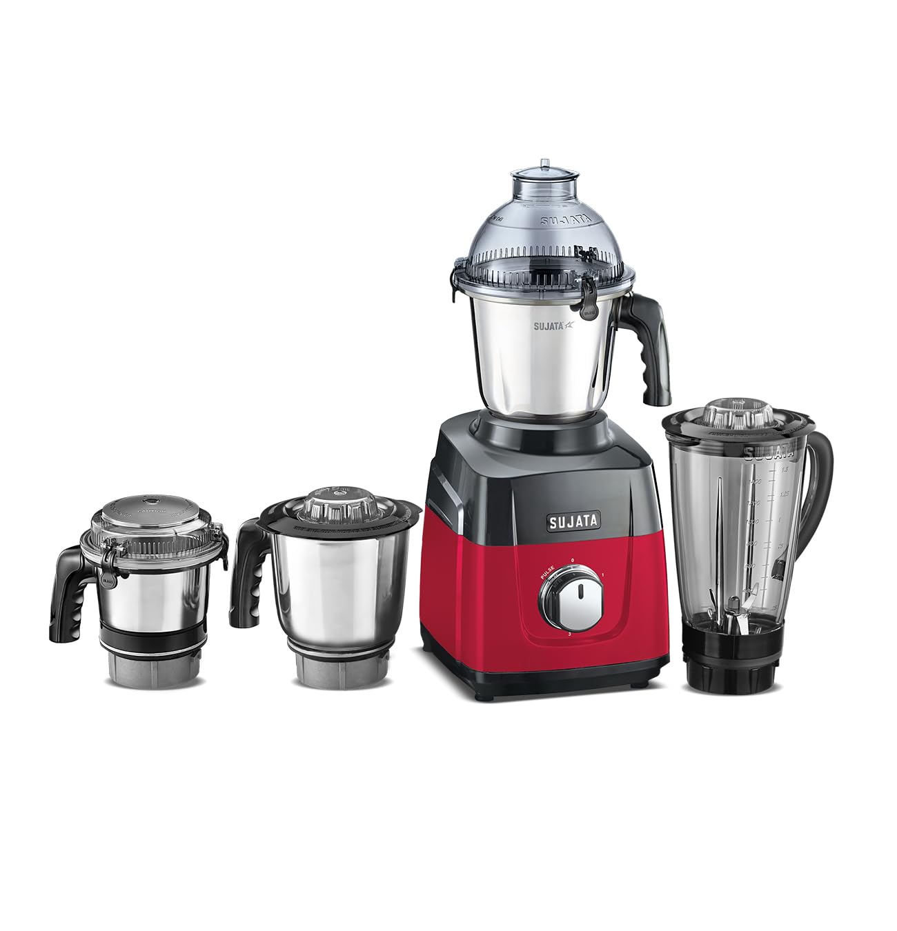 Sujata MG03 Mixer Grinder – 1000W Heavy-Duty Motor with 4 Jars