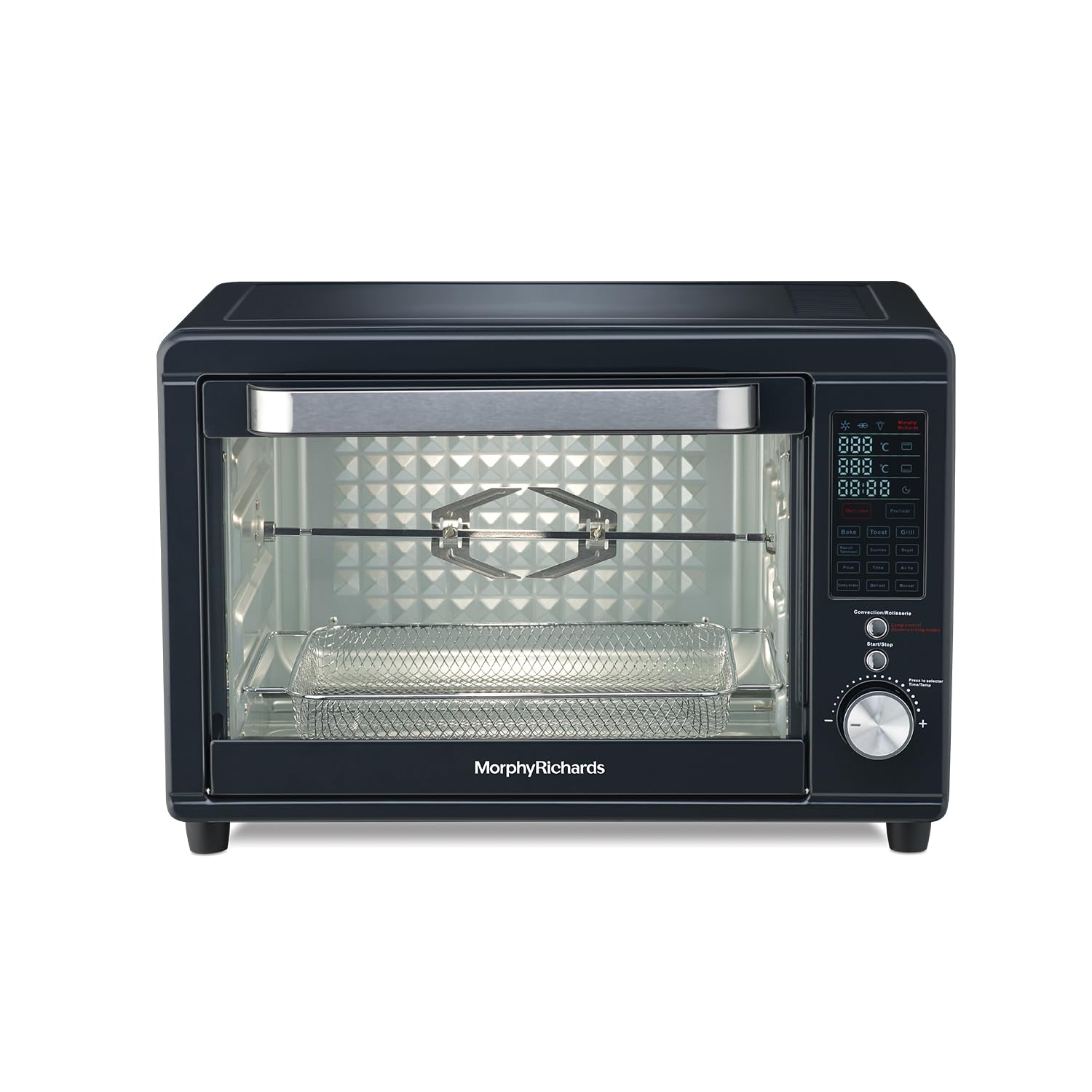 Morphy Richards 40 Litre Digital OTG Oven - Air Fryer, Rotisserie, Dehydrator, 13 Preset Menus (40RCAD DIGI)