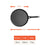 Meyer Pre-Seasoned Cast Iron Dosa Tawa – 24cm, Induction & Gas Compatible | Black