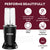 Borosil NutriFresh 2-in-1 Mini-Blender & Grinder - 400W, Black with 500ml Smoothie Jar & 300ml Chutney Jar