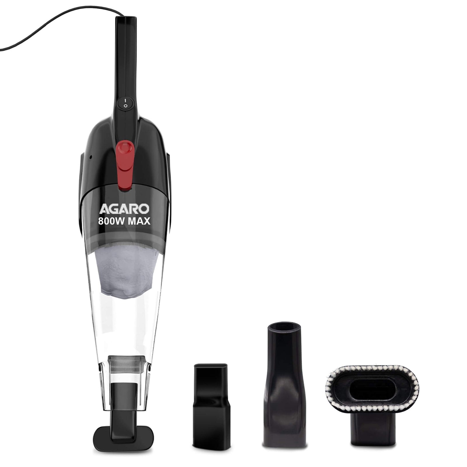 AGARO Regal 800W Handheld Vacuum Cleaner | 6.5kPa Suction | Black