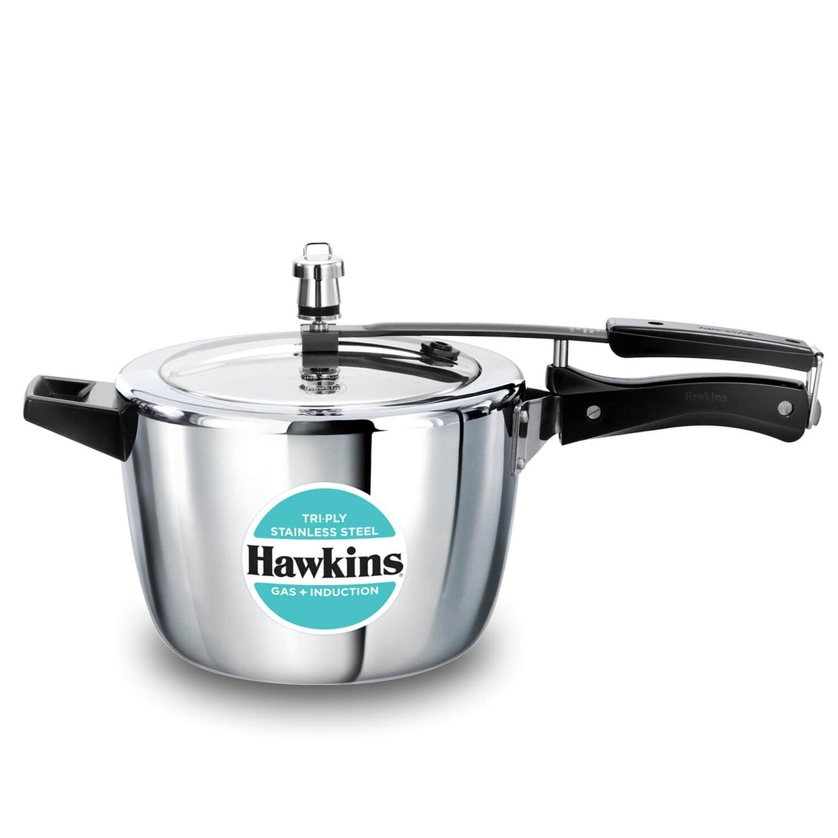 Hawkins Triply Stainless Steel Pressure Cooker - Inner Lid, Induction Compatible with 3mm Extra-Thick Base