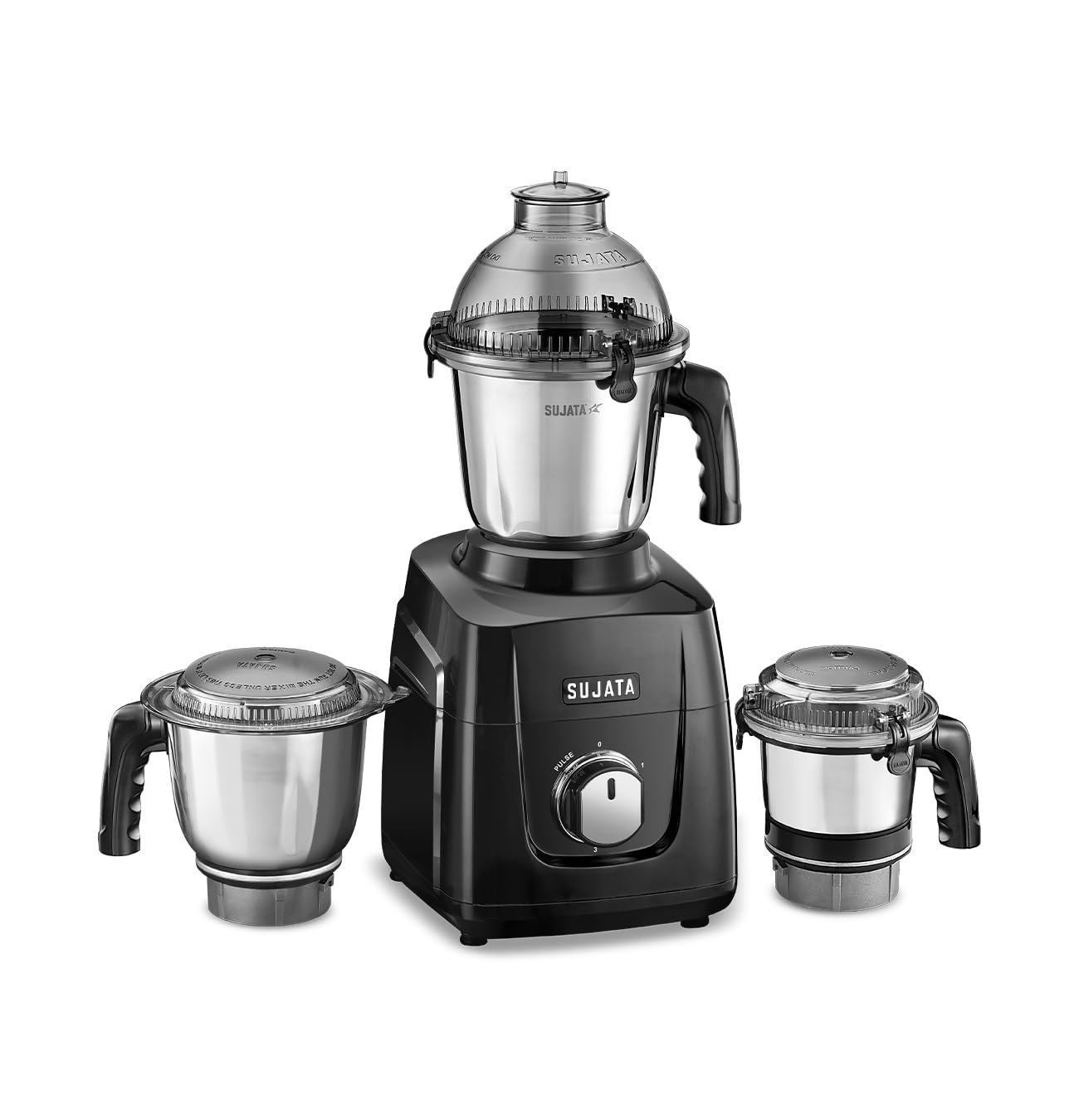 Sujata MG02 1000W mixer grinder with 3 stainless steel jars for Indian kitchen