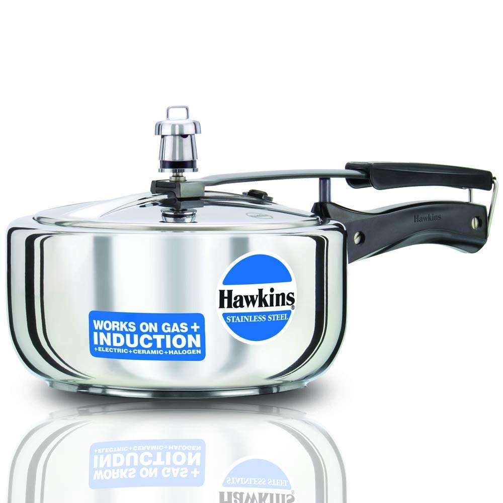 Hawkins Pressure Cooker, Stainless Steel Inner Lid Cooker