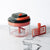 Orange Meyer pulling chopper with easy-clean detachable parts
