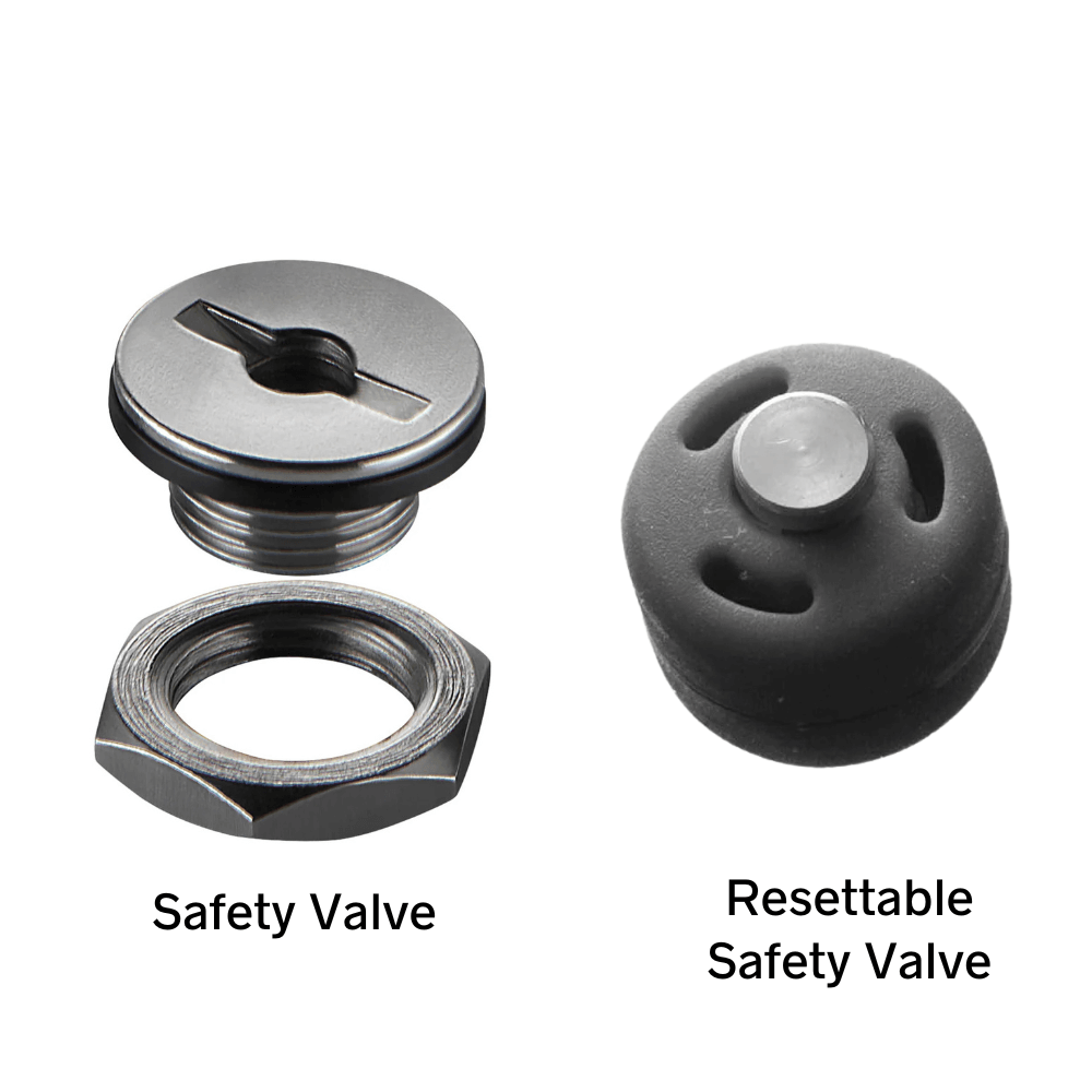 Kitchen Mart safety valve compatible with Stahl Pressure Cookers outer lid only