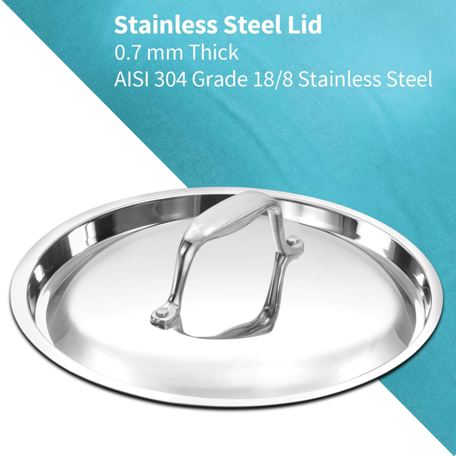 Premium stainless steel Hawkins handi showing curved body design for easy stirring