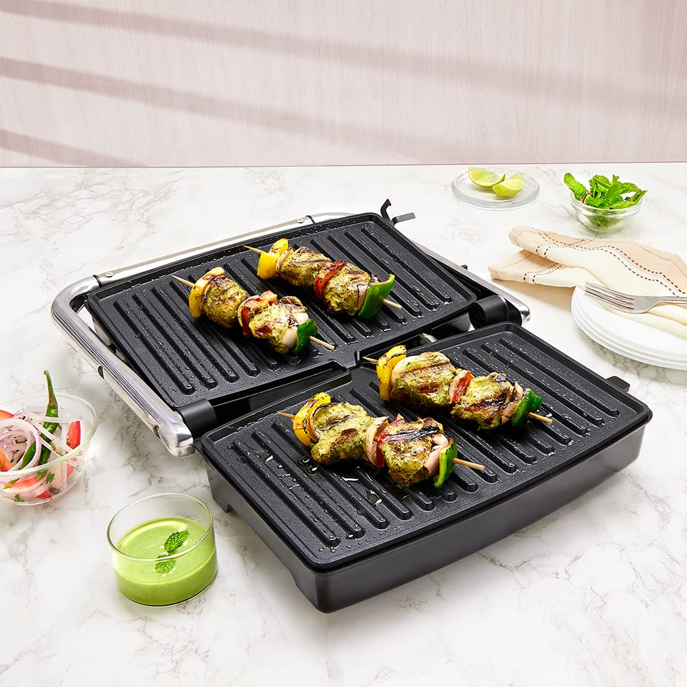 borosil jumbo grill 180 degree Paneer Tikka