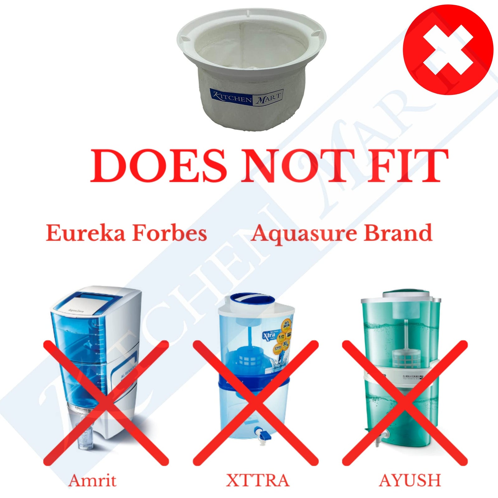 KITCHEN MART Micro Fibre Mesh for Pureit Advanced 14 Ltrs & 23 Ltrs only