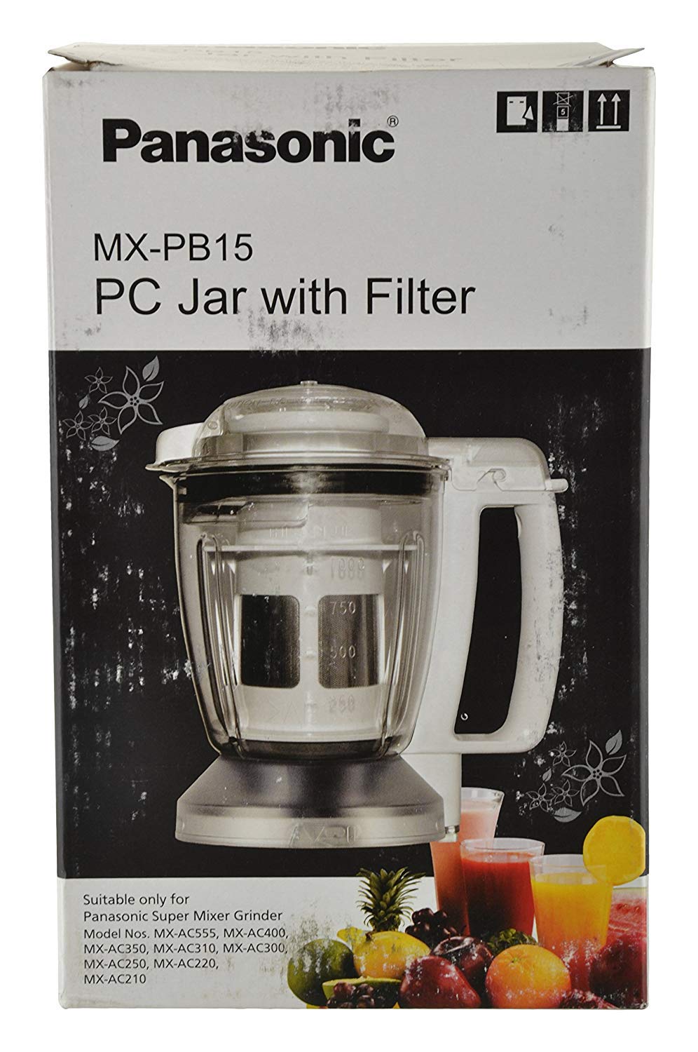 Panasonic  1.5 Litres Jar with Filter for Pansonic Mixer Grinder with locking system