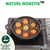 Induction-compatible cast iron paddu maker with natural non-stick surface