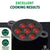 Premium toxin-free 7-pit paniyaram pan showing sturdy handle and cooking surface