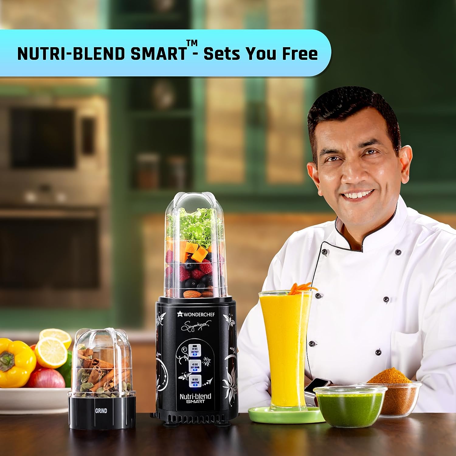Wonderchef Nutri Blend Smart 500W - India's First Fully Automatic