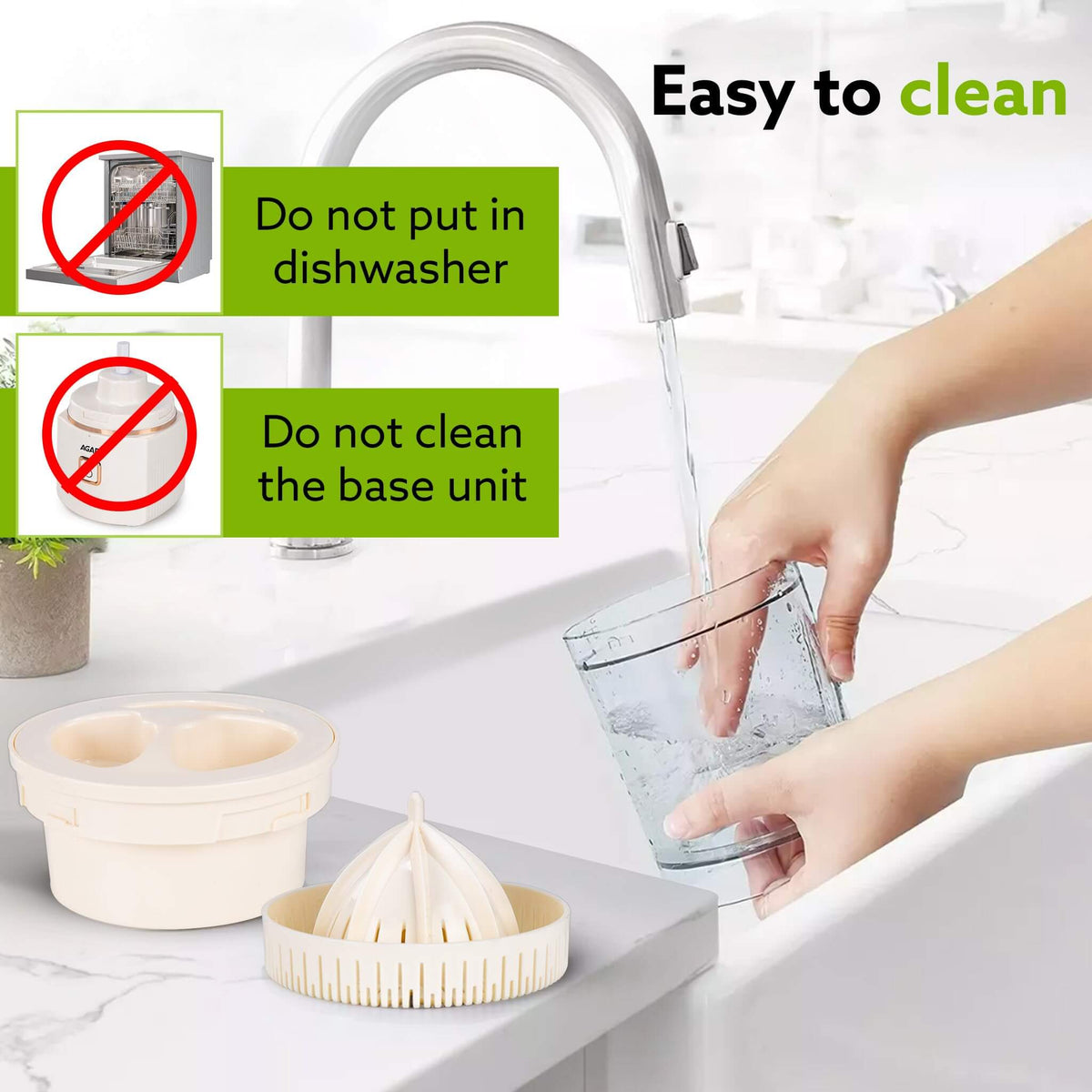 AGARO Regal Electric Citrus Juicer compact design on kitchen counter