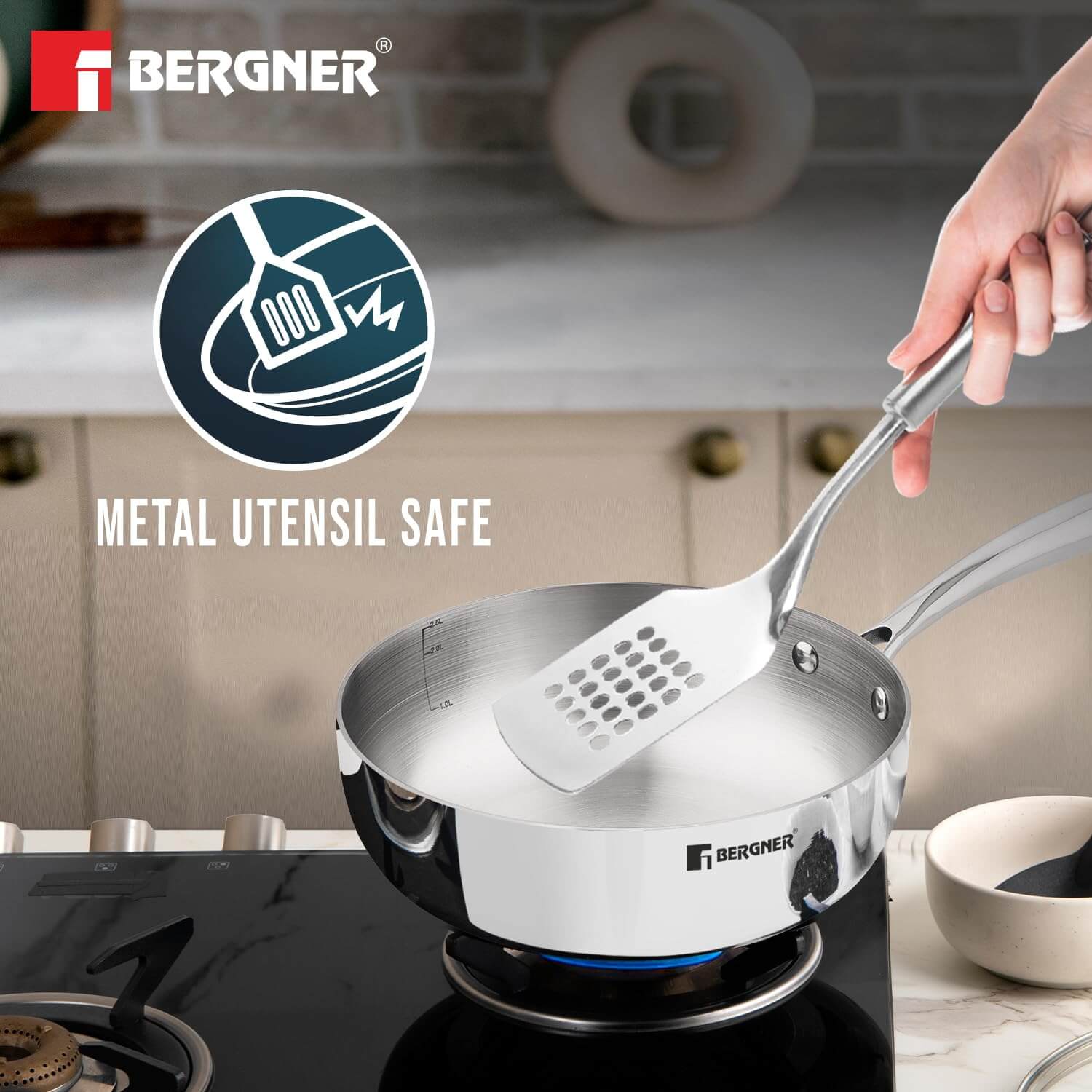 Stylish Bergner Cookware Set for Healthy Cooking