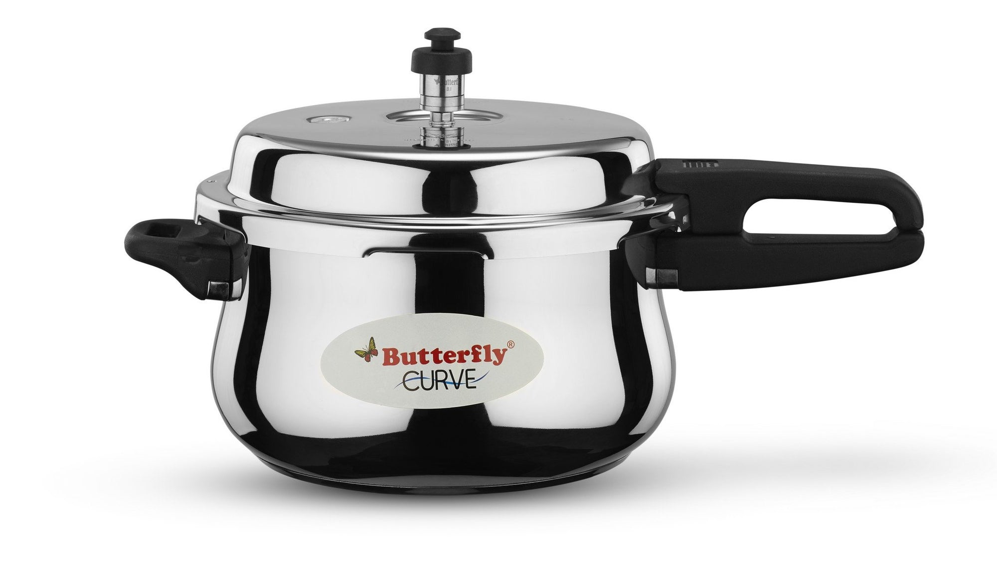 Butterfly Curve 5.5L Stainless Steel Pressure Cooker ISI Certified