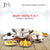 Professional tri-ply multi steamer kadai with cool-touch handles and mirror finish
