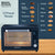 Morphy Richards 29L Digital OTG Oven | 13 Preset Menu | ir Fryer, Dehydrator & Rotisserie | 2000W Deep Blue (29RCAD DIGI)