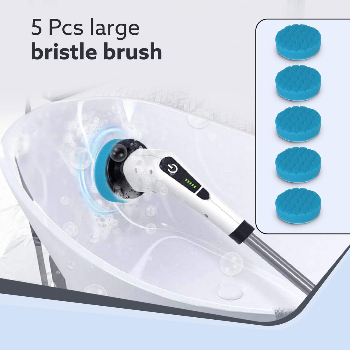 Genuine brush replacement kit for AGARO model 34117 spin scrubber with all accessories